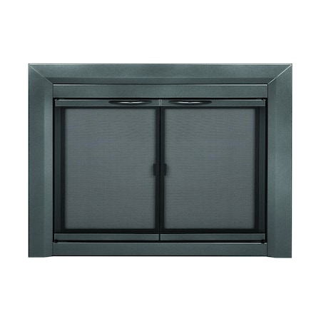 Fireplace Glass Doors Carlisle Large Gunmetal CL-3002GM